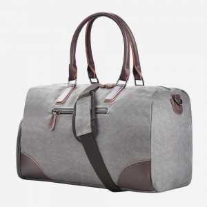 Trust-U 2-in-1 Unisex Canvas Duffle Bag, Multifunctional Travel Weekend Handbag