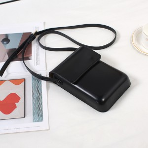 TRUST-U Uusi pystysuora kohokuvioitu laukku, ensiluokkaisen näköinen ja kätevä läppäinen olkalaukku