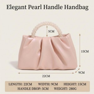 তরুণীদের জন্য ট্রাস্ট-ইউ প্লিটেড ক্রস-বডি ব্যাগ – দৈনন্দিন সাধারণ ভ্রমণের জন্য নরম ও ফ্যাশনেবল শোল্ডার পার্স