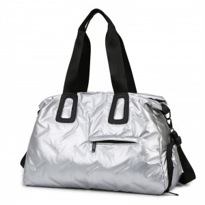 TRUST-U نئين طرز جو فٽنيس بيگ وڏي گنجائش وارو اسپليش پروف سفري بيگ جوتن جي ڪمپارٽمينٽ سان گڏ ملٽي فنڪشنل سامان وارو بيگ پورٽيبل يوگا بيگ