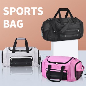 TRUST-U Gym Bag for Women Men Lightweight Duffle Bag for Travel with Shoe Compartment & Wet Pocket
