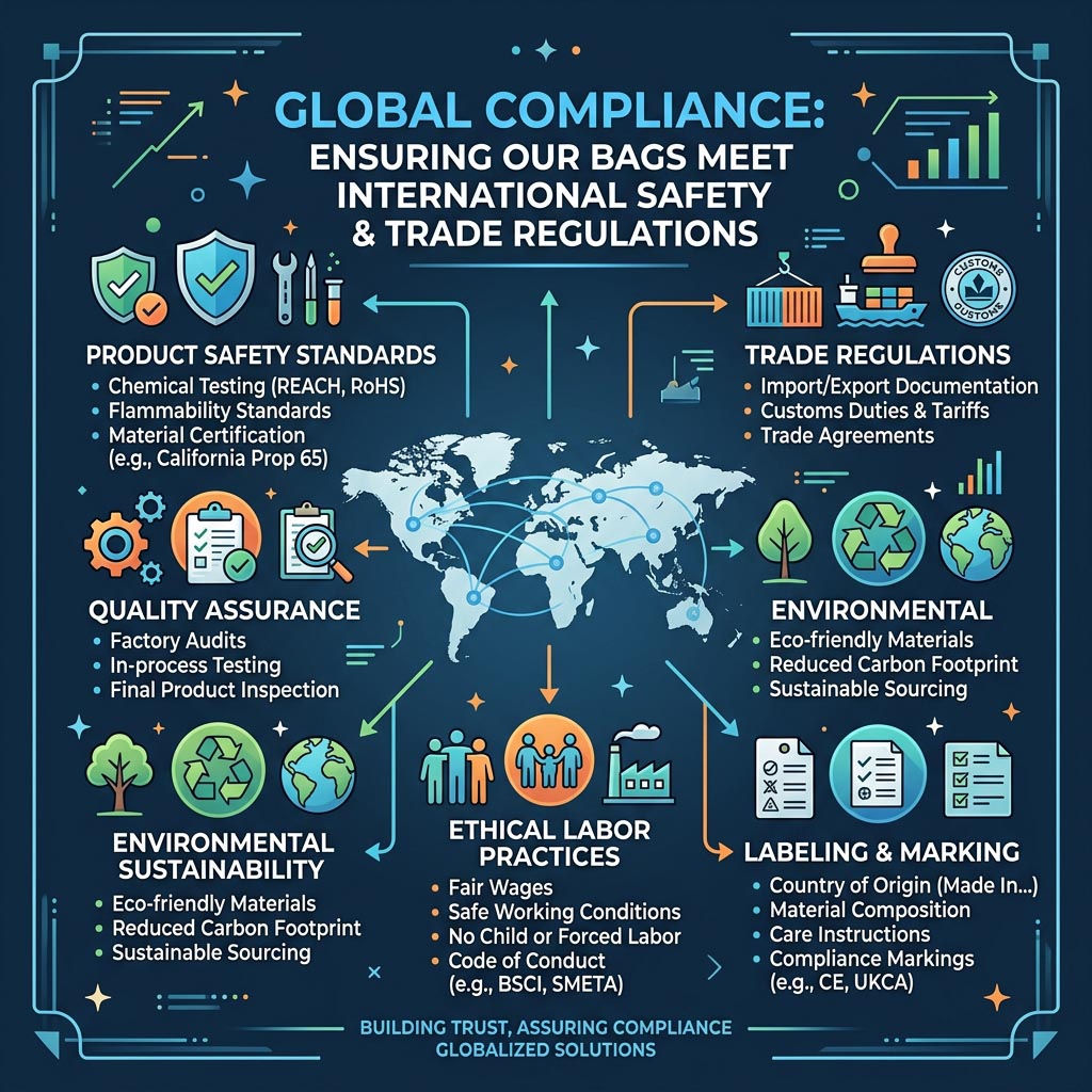 Ensuring Compliance: How Our Bags Meet International Safety and Trade Regulations