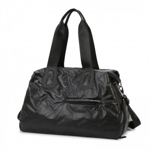 TRUST-U نئين طرز جو فٽنيس بيگ وڏي گنجائش وارو اسپليش پروف سفري بيگ جوتن جي ڪمپارٽمينٽ سان گڏ ملٽي فنڪشنل سامان وارو بيگ پورٽيبل يوگا بيگ