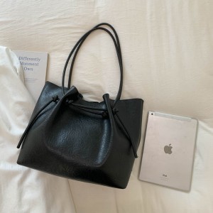 TRUST-U Korean Style Large Capacity Commuter Autumn and Winter Retro Lazy Style Strap Tote Bag