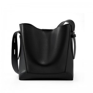 TRUST-U Women’s Top-Grain Leather Bucket Bag, Handmade Purse, Adjustable Strap for Top Handle Shoulder Underarm Carry