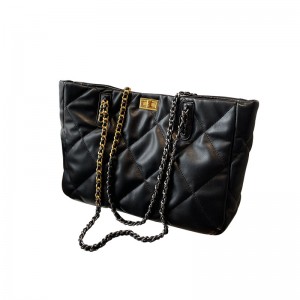 TRUST-U Зур сыйдырышлы чылбырлы сумка – Эшкә бару өчен ретро PU күн җилкә сумкасы