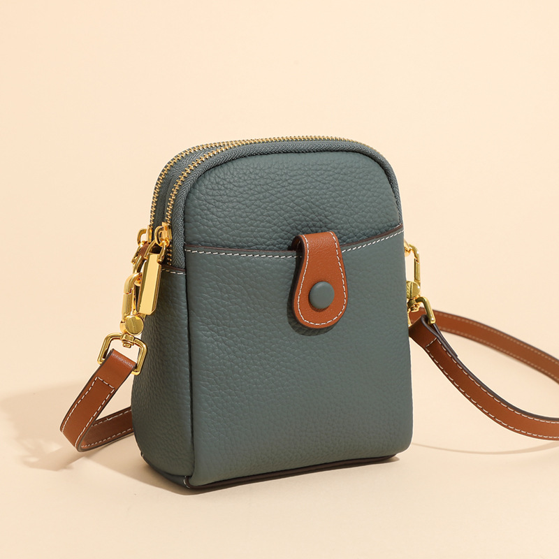 TRUST-U Small Leather Crossbody Bag for Women – Phone Purse and Cross Body Bag