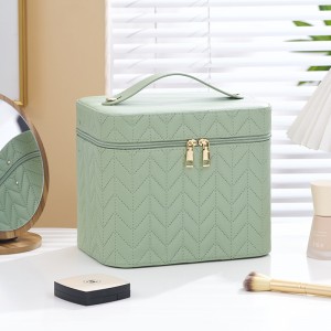 TRUST-U New Cosmetic Storage Bag High Value Upgraded PU Large Capacity Cosmetic Bag