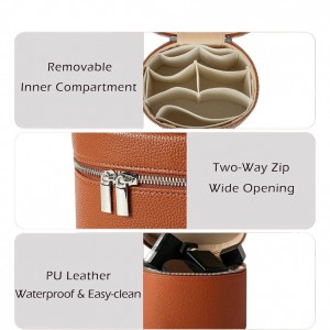 TRUST-U New Textured Waterproof Toiletry Bag Minimalist Dopamine PU Travel Large Capacity Cosmetic Storage Bag
