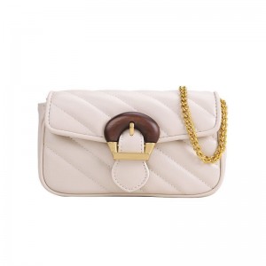 TRUST-U хатын-кызлар өчен сызыклы чылбырлы сумка – ретро бриллиант бизәкле җилкә капчыгы