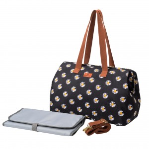 Trust-U Bestselling Mommy Bag, Printed Multifunctional Diaper Bag, Water-Resistant Shoulder Bag for Women, កាបូបធ្វើដំណើរដែលមានសមត្ថភាពធំ