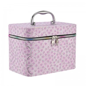 TRUST-U Large Capacity Cosmetic Bag with Mirror, High-end, Portable and Waterproof to Enhance Your Appearance