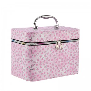 TRUST-U Large Capacity Cosmetic Bag with Mirror, High-end, Portable and Waterproof to Enhance Your Appearance