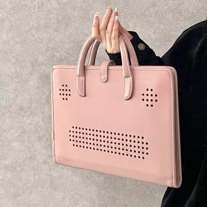 Kasus protèktif niche TRUST-U Jepang lan Korea, tas laptop, lan tas tangan ing gaya pink, girly