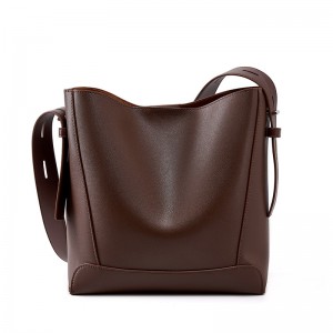 TRUST-U Women’s Top-Grain Leather Bucket Bag, Handmade Purse, Adjustable Strap for Top Handle Shoulder Underarm Carry