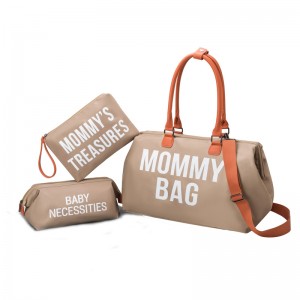 Trust-U 2023 Fashion Diaper bag for Mommy Single Shoulder Handbag and Multifunctional Large Capacity Diaper Bag with 2 sets