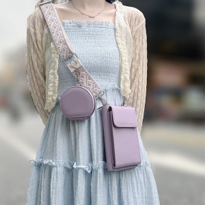 Trust-U Small Leather Crossbody Bags for Women, Mini Over Shoulder Handbag Purse with Credit Card Slot