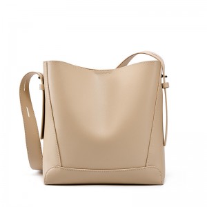 TRUST-U Women’s Top-Grain Leather Bucket Bag, Handmade Purse, Adjustable Strap for Top Handle Shoulder Underarm Carry