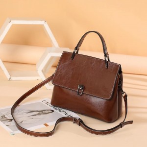 TRUST-U Women’s Shoulder Messenger Bag PU Leather Handbags Retro Crossbody Bag Purse Casual Bag