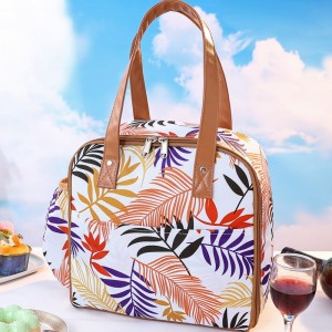 TRUST-U Akpa nri ehihie nwere mkpuchi mkpuchi ogologo, ebipụtara imewe maka nnukwu igbe nri ehihie mkpuchi mkpuchi mkpuchi akpa picnic ice mkpọ