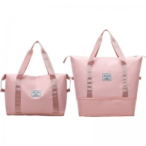 Trust-U Short Haul Sports Fitness Gym Bag with Wet and Dry Compartments, Foldable Design, Carry-On Baggage, Outdoor Luggage Organizer