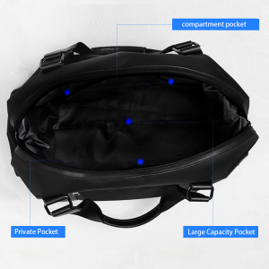 Trust-U Unisex Duffel Gym Bag for Business Trips and Travel, សមត្ថភាពធំ, ពហុមុខងារ, យកតាមខ្លួន, ស្មា ឬ Crossbody, កាបូបដាក់ឥវ៉ាន់ចម្ងាយខ្លី