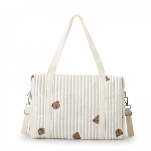 Trust-U Mommy Diaper Bag – Horizontal Large Capacity Tote Maternity Bag, Floral Print Handheld Shoulder Portable Crossbody Hanging Bag for Outings