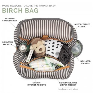 ଟ୍ରଷ୍ଟ-ୟୁ ମମି ବ୍ୟାଗ୍ 2023 ନୂତନ ଫ୍ୟାଶନେବଲ୍ ବହୁମୁଖୀ କାର୍ଯ୍ୟକ୍ଷମ ବଡ଼ କ୍ଷମତା ବିଶିଷ୍ଟ ଡାଏପର ବ୍ୟାକପ୍ୟାକ୍ ମାତୃତ୍ୱ ଶିଶୁ ସଂରକ୍ଷଣ ଡାଏପର ବ୍ୟାଗ୍