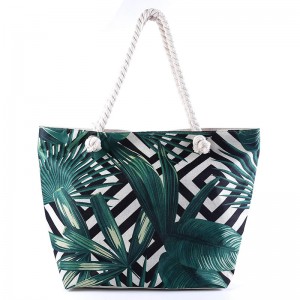 Trust-U Trendy Blue Geometric Beach Travel Tote Bag – Toy Storage, Handheld Shoulder Bag, Versatile Fashionable Women’s Carryall