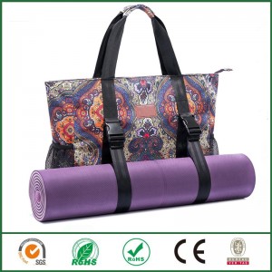 Trust-U Multi-functional Yoga Tote with Large Capacity, Single Shoulder Gym Tote, Portable Yoga Mat Storage Bag, Fashionable Sports Fitness Bag