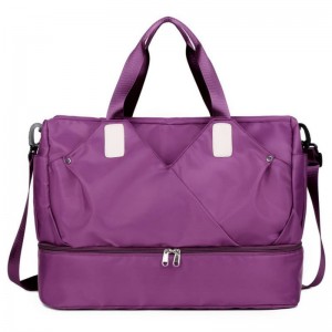 Trust-U Minimalist Fashion Women’s Gym Bag, Solid Color Fitness Travel Bag, Multi-functional Waterproof Outing Bag, Mommy Bag, and Luggage Bag