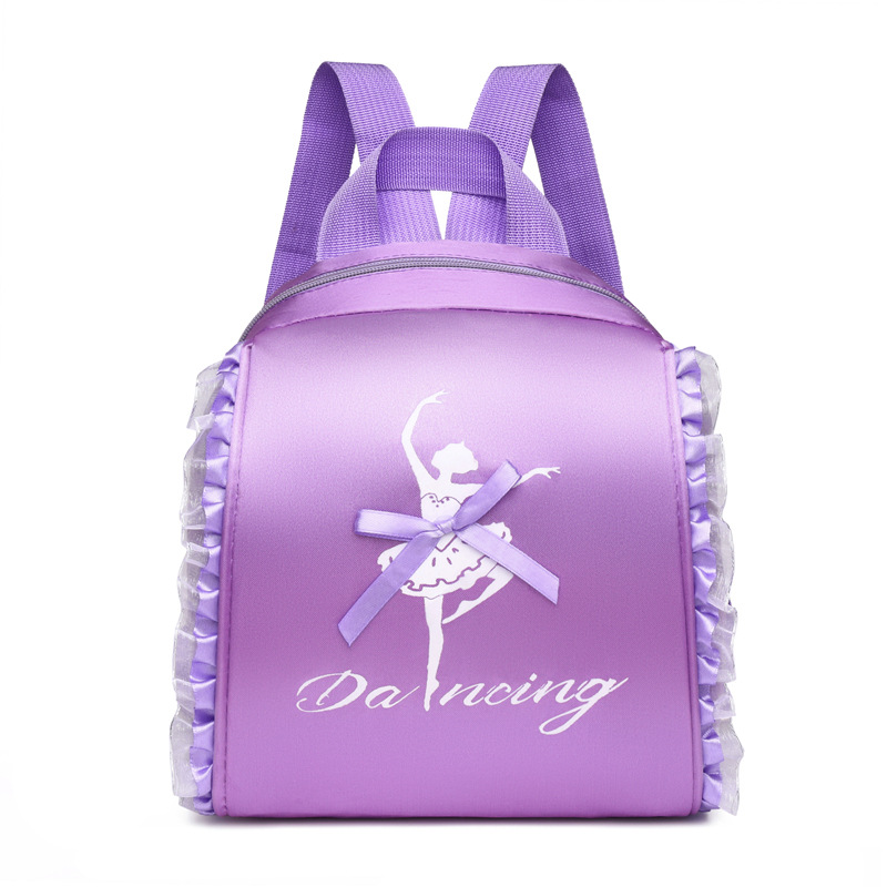 TRUST-U New dance bag children’s double shoulder dance backpack Latin ballet school bag embroidery printing girls princess dance bag