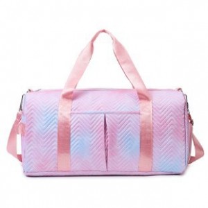 TRUST-U New fashion gradient personality outdoor travel shoulder bag storage bag leisure sports fitness handbag