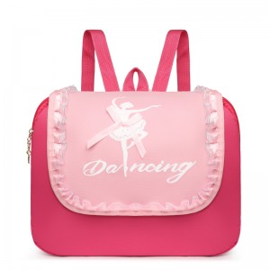 TRUST-U New dance bag children’s double shoulder dance backpack Latin ballet schoolbag can be printed girls princess dance bag