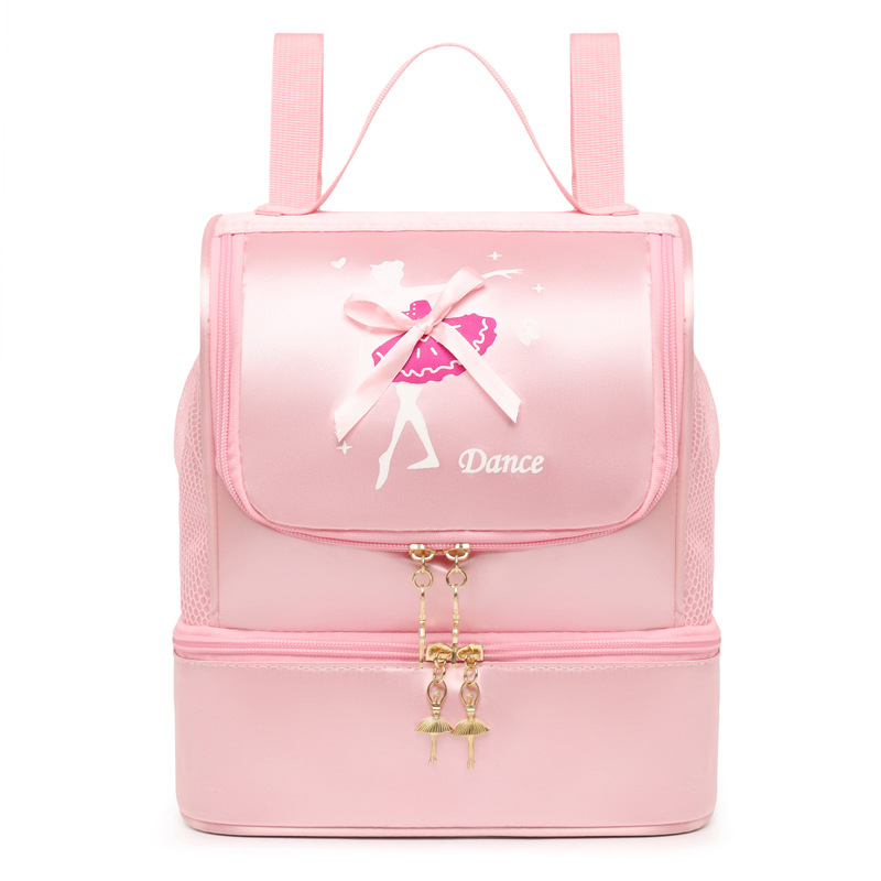TRUST-U Dance bag new children’s double shoulder dance backpack Latin ballet schoolbag can be printed girls princess dance bag