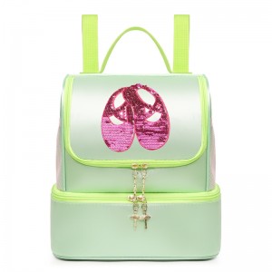 TRUST-U Dance bag new children’s double shoulder dance backpack Latin ballet schoolbag can be printed girls princess dance bag