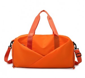 TRUST-U Women’s fitness bag independent shoe compartment yoga bag dry and wet separation swimming bag splash-proof travel bag