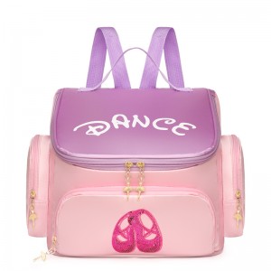 TRUST-U Dance bag children’s double shoulder dance backpack Latin ballet schoolbag can be printed girls student dance bag