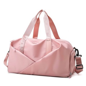 TRUST-U Women’s fitness bag independent shoe compartment yoga bag dry and wet separation swimming bag splash-proof travel bag