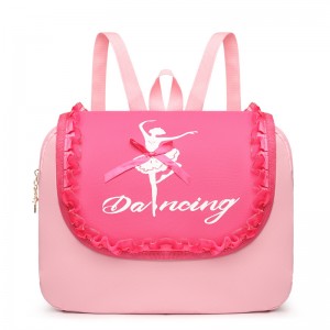 TRUST-U New dance bag children’s double shoulder dance backpack Latin ballet schoolbag can be printed girls princess dance bag