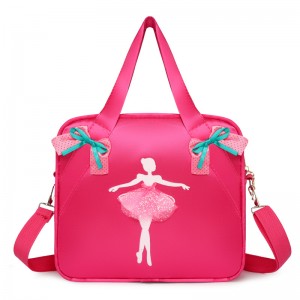 TRUST-U New dance bag children’s dancing backpack one shoulder crossbody dance bag girl princess cute dance schoolbag