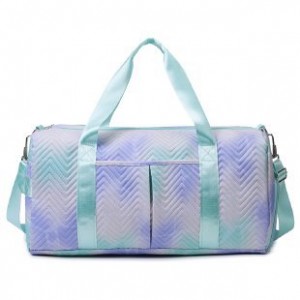 TRUST-U New fashion gradient personality outdoor travel shoulder bag storage bag leisure sports fitness handbag