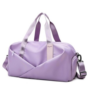 TRUST-U Women’s fitness bag independent shoe compartment yoga bag dry and wet separation swimming bag splash-proof travel bag