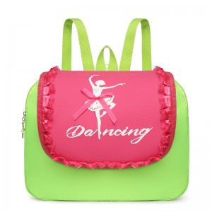 TRUST-U New dance bag children’s double shoulder dance backpack Latin ballet schoolbag can be printed girls princess dance bag