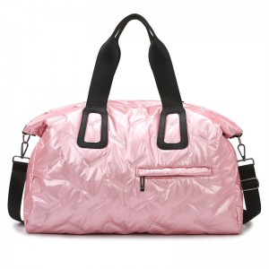 Trust-U Cross-Border Fitness Bag, Shiny Cotton Jacket, Wet and Dry Separation, Waterproof, Portable Yoga Maternity and Travel Storage Multi-Functional Bag