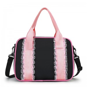 TRUST-U Children’s dance bag girl ballet Latin dance practice backpack messenger bag one shoulder girl Korean version cute backpack