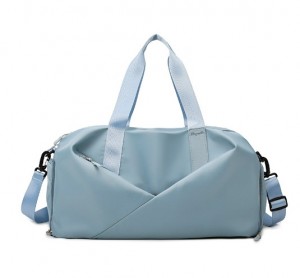 TRUST-U Women’s fitness bag independent shoe compartment yoga bag dry and wet separation swimming bag splash-proof travel bag