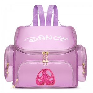 TRUST-U Dance bag children’s double shoulder dance backpack Latin ballet schoolbag can be printed girls student dance bag