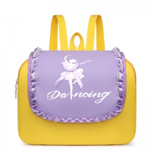 TRUST-U New dance bag children’s double shoulder dance backpack Latin ballet schoolbag can be printed girls princess dance bag