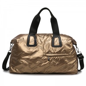 Trust-U Cross-Border Fitness Bag, Shiny Cotton Jacket, Wet and Dry Separation, Waterproof, Portable Yoga Maternity and Travel Storage Multi-Functional Bag